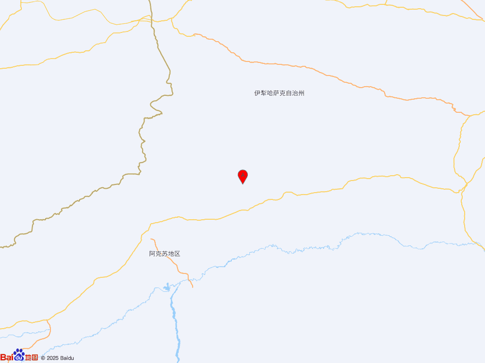 新疆阿克苏地区拜城县（北纬41.94度，东经82.14度）发生4.2级地震
