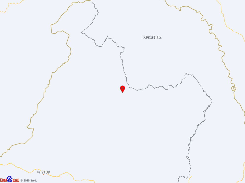 内蒙古呼伦贝尔市鄂伦春旗（北纬51.23度，东经122.73度）发生3.1级地震