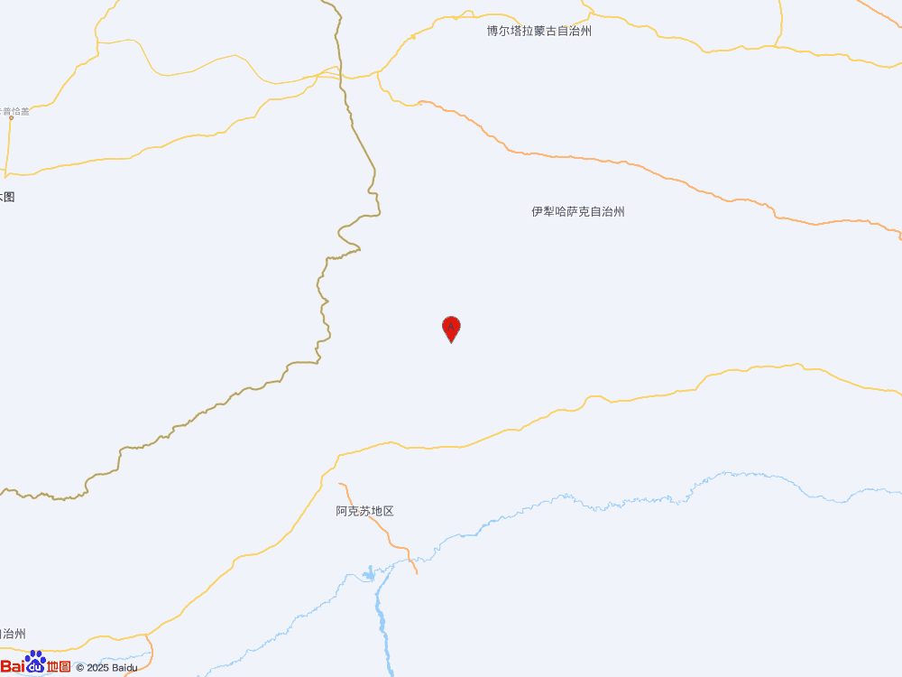 新疆阿克苏地区拜城县发生3.3级地震