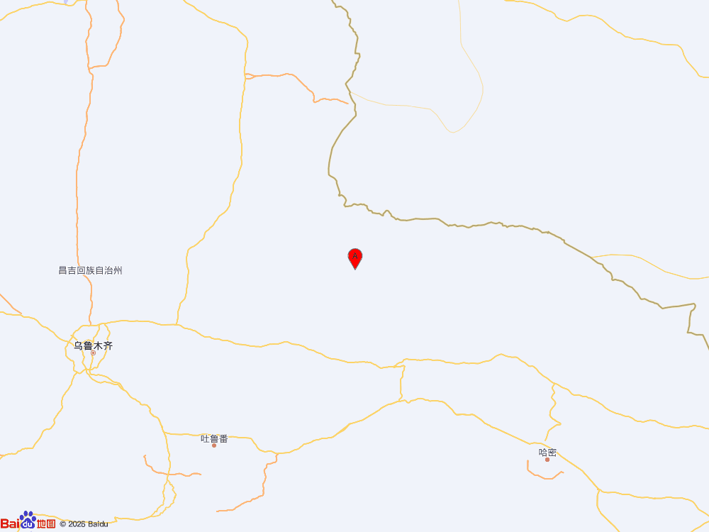 新疆昌吉州木垒县（北纬44.65度，东经91.02度）发生3.3级地震