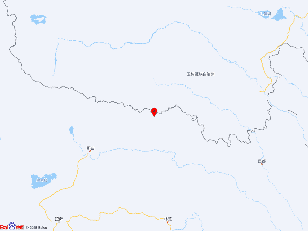 西藏那曲市巴青县（北纬32.40度，东经93.96度）发生3.8级地震